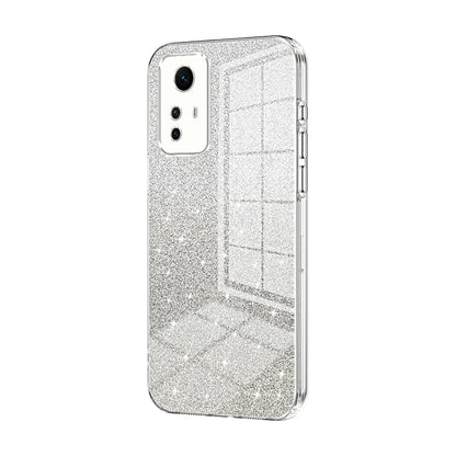 Xiaomi Redmi Note 12S Glitter Powder Electroplated Gradient Phone Case – Fashionable & Luxurious with Anti-Fingerprint Coating, Shock-Absorption, and Lens Protection