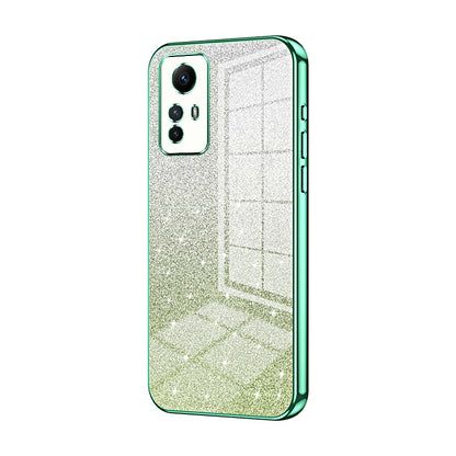 Xiaomi Redmi Note 12S Glitter Powder Electroplated Gradient Phone Case – Fashionable & Luxurious with Anti-Fingerprint Coating, Shock-Absorption, and Lens Protection