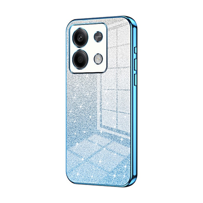 Xiaomi Redmi Note 13 5G Glitter Powder Electroplated Gradient Phone Case – Fashionable & Luxurious with Anti-Fingerprint Coating, Shock-Absorption, and Lens Protection