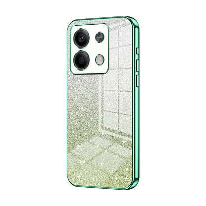 Xiaomi Redmi Note 13 5G Glitter Powder Electroplated Gradient Phone Case – Fashionable & Luxurious with Anti-Fingerprint Coating, Shock-Absorption, and Lens Protection
