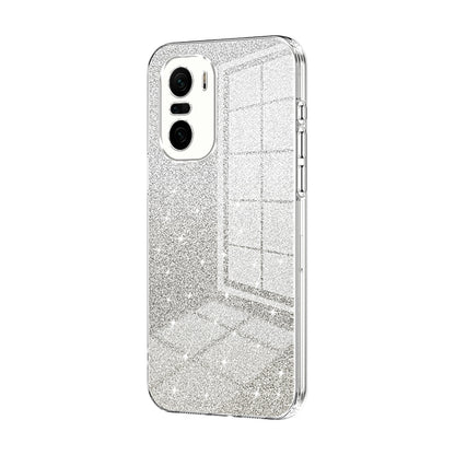 Xiaomi Redmi K40 Pro Glitter Powder Electroplated Gradient Phone Case – Fashionable & Luxurious with Anti-Fingerprint Coating, Shock-Absorption, and Lens Protection