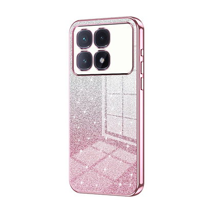 Xiaomi Redmi K70 Ultra Glitter Powder Electroplated Gradient Phone Case – Fashionable & Luxurious with Anti-Fingerprint Coating, Shock-Absorption, and Lens Protection
