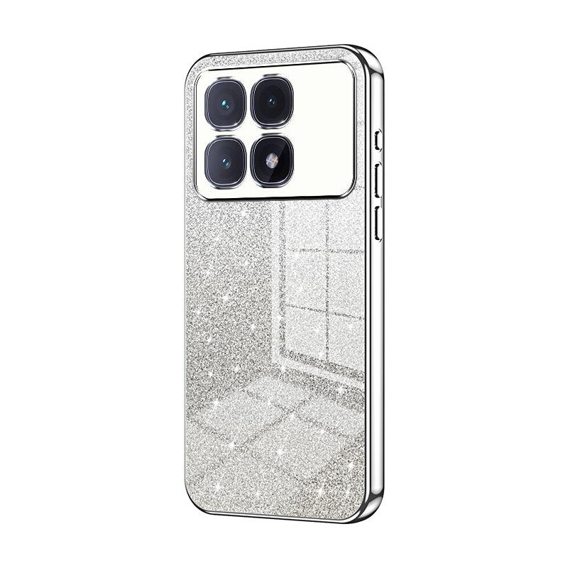 Xiaomi Redmi K70 Ultra Glitter Powder Electroplated Gradient Phone Case – Fashionable & Luxurious with Anti-Fingerprint Coating, Shock-Absorption, and Lens Protection