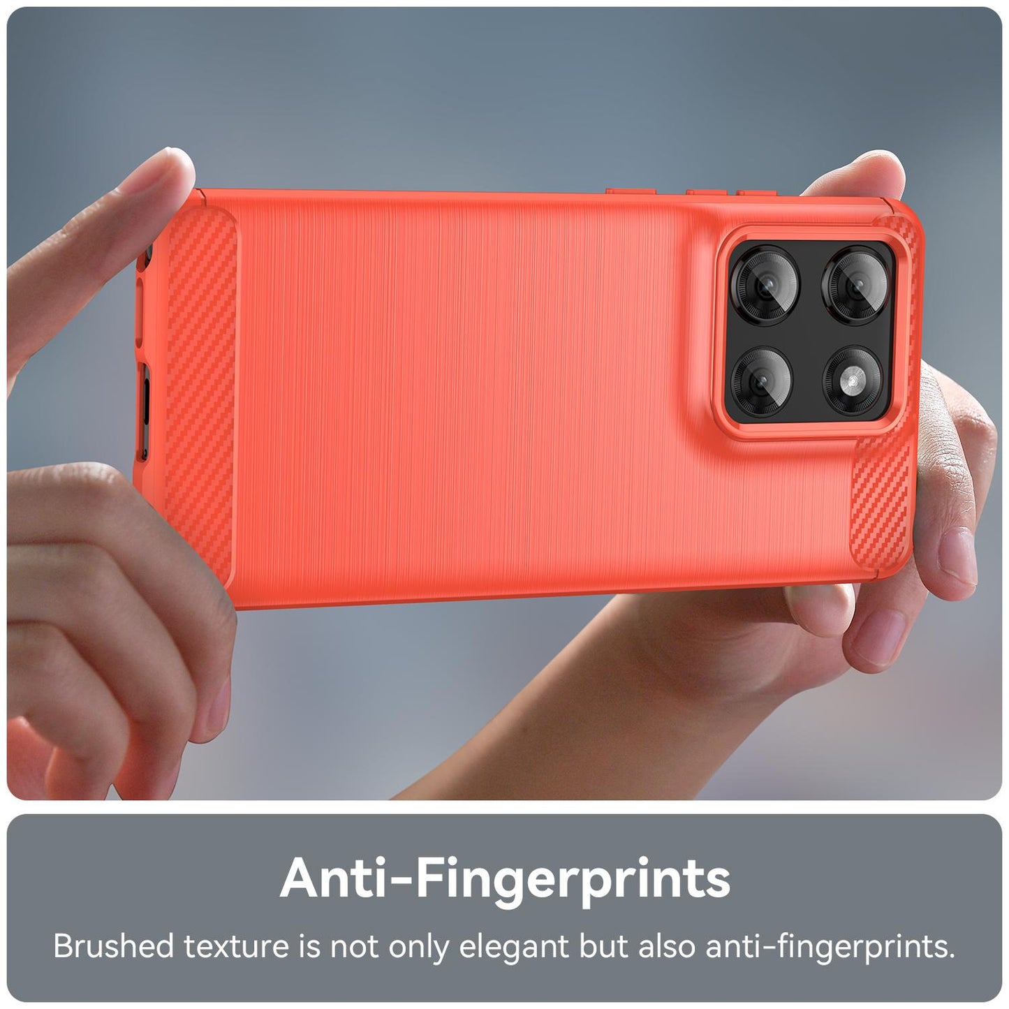 Motorola Moto G Stylus 5G 2025 Carbon Fiber Brushed Texture TPU Protective Phone Case Shockproof Slim Cover