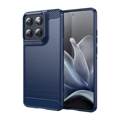 Motorola Edge 70 5G Carbon Fibre Brushed Texture TPU Protective Phone Case Shockproof Slim Cover