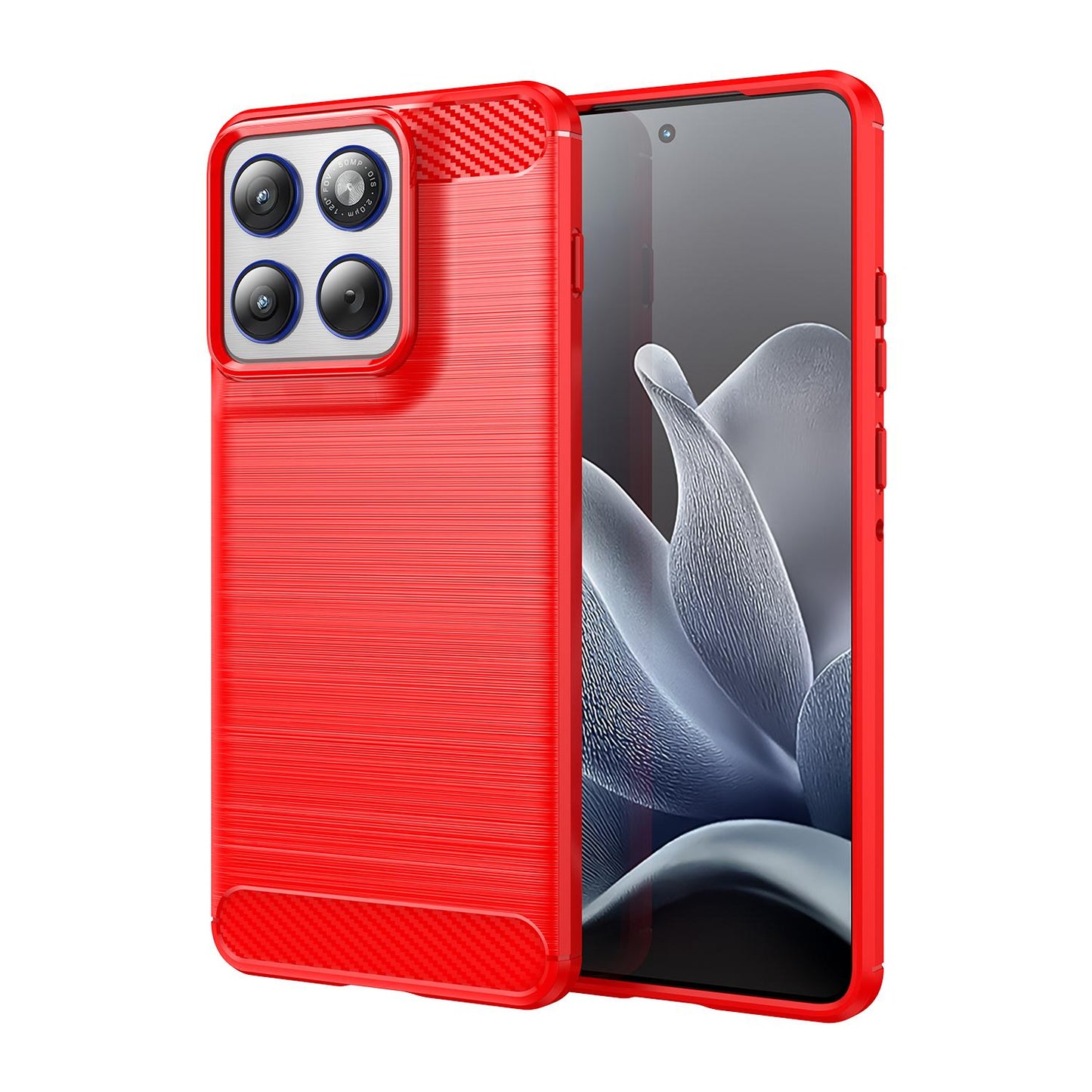 Motorola Edge 70 5G Carbon Fibre Brushed Texture TPU Protective Phone Case Shockproof Slim Cover