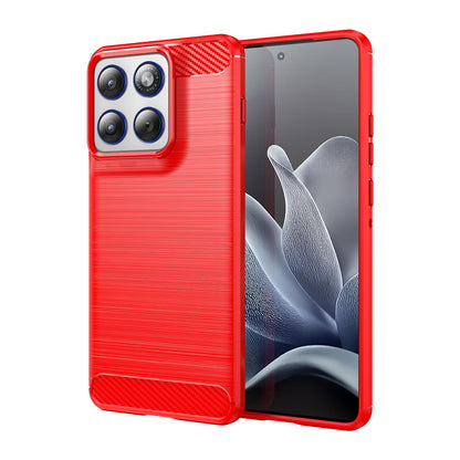 Motorola Edge 70 5G Carbon Fibre Brushed Texture TPU Protective Phone Case Shockproof Slim Cover
