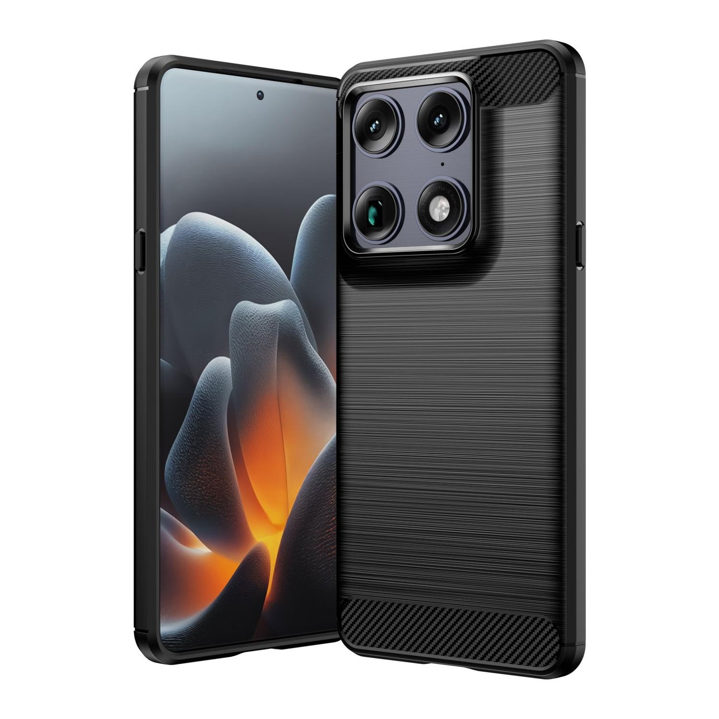 Motorola Edge 70 Ultra 5G Carbon Fiber Brushed Texture TPU Protective Phone Case Shockproof Slim Cover