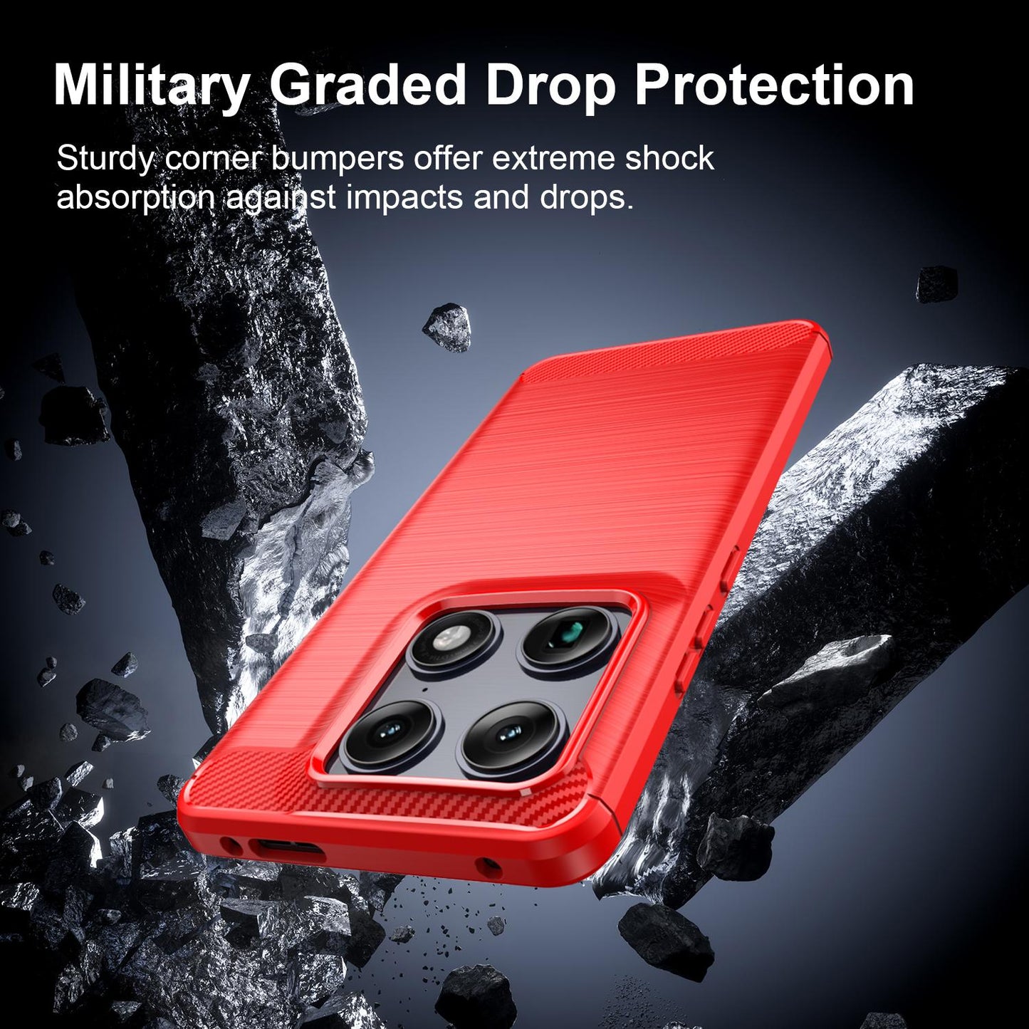 Motorola Edge 70 Ultra 5G Carbon Fibre Brushed Texture TPU Protective Phone Case Shockproof Slim Cover