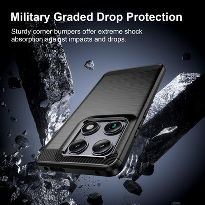 Motorola Signature 5G Carbon Fiber Brushed Texture TPU Protective Phone Case Shockproof Slim Cover