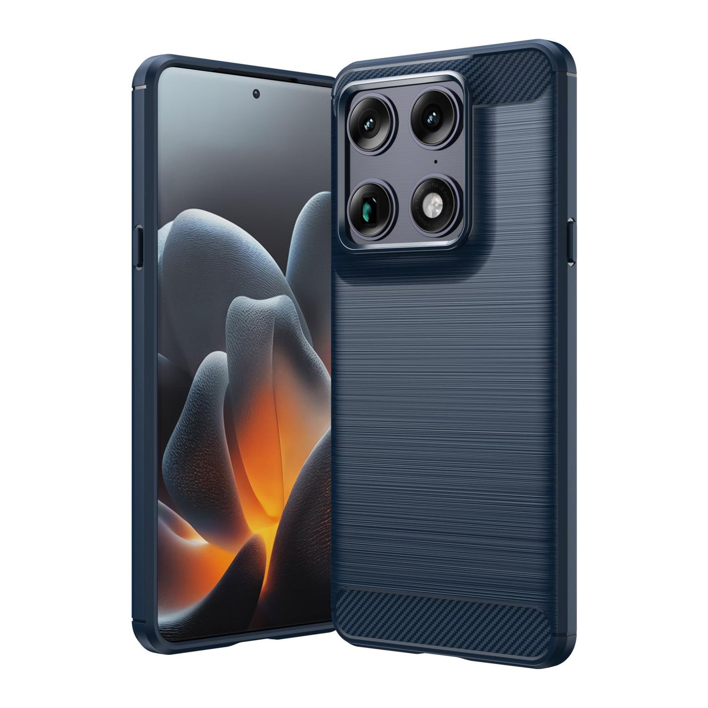 Motorola Signature 5G Carbon Fiber Brushed Texture TPU Protective Phone Case Shockproof Slim Cover