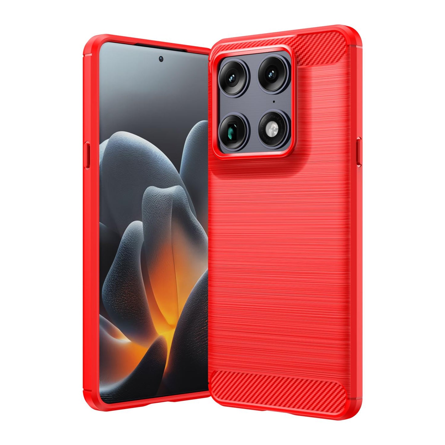 Motorola Signature 5G Carbon Fiber Brushed Texture TPU Protective Phone Case Shockproof Slim Cover