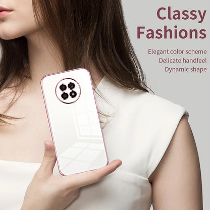 Honor X20 Transparent Fine Hole Phone Case - Crystal Clear Vacuum Plating, Anti-Fingerprint, Shock-Absorbing TPU Frame