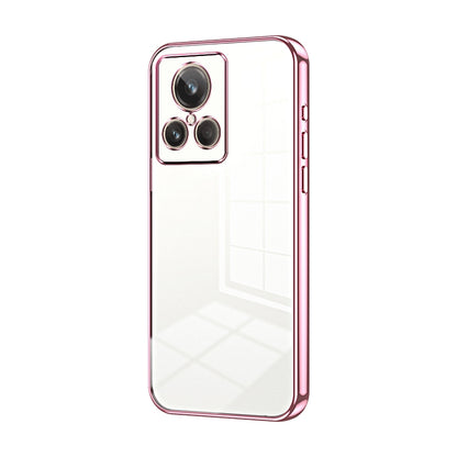 Realme GT2 Explorer Master Transparent Fine Hole Phone Case - Crystal Clear Vacuum Plating, Anti-Fingerprint, Shock-Absorbing TPU Frame