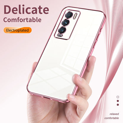 Realme GT Explorer Master Transparent Fine Hole Phone Case - Crystal Clear Vacuum Plating, Anti-Fingerprint, Shock-Absorbing TPU Frame