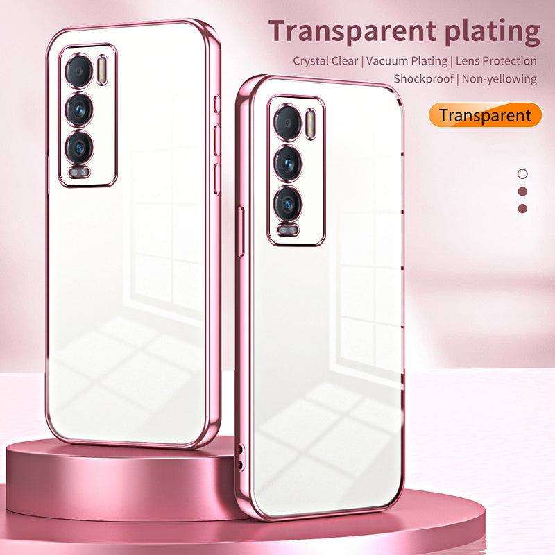 Realme GT Explorer Master Transparent Fine Hole Phone Case - Crystal Clear Vacuum Plating, Anti-Fingerprint, Shock-Absorbing TPU Frame