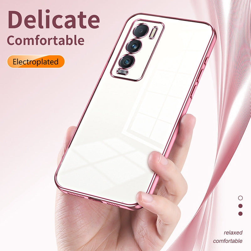 Realme GT Explorer Master Transparent Fine Hole Phone Case - Crystal Clear Vacuum Plating, Anti-Fingerprint, Shock-Absorbing TPU Frame