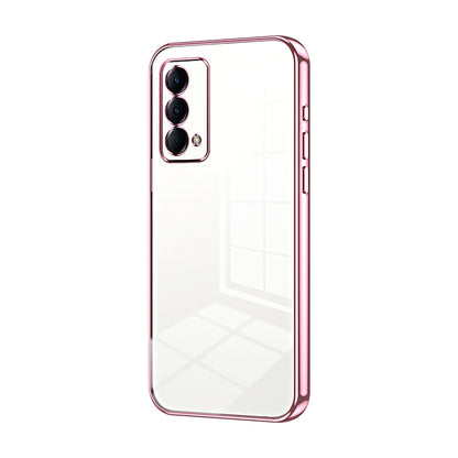 Realme GT Master Transparent Fine Hole Phone Case - Crystal Clear Vacuum Plating, Anti-Fingerprint, Shock-Absorbing TPU Frame