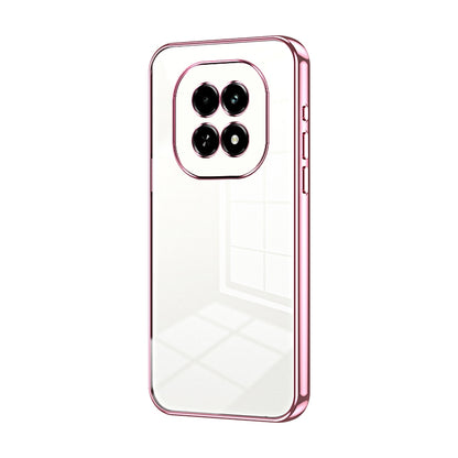Realme V60 Transparent Fine Hole Phone Case - Crystal Clear Vacuum Plating, Anti-Fingerprint, Shock-Absorbing TPU Frame