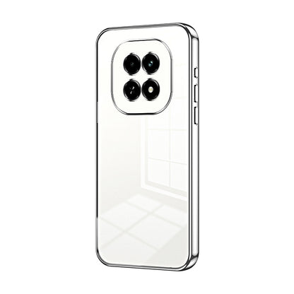 Realme V60 Transparent Fine Hole Phone Case - Crystal Clear Vacuum Plating, Anti-Fingerprint, Shock-Absorbing TPU Frame