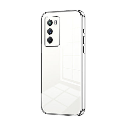 vivo iQOO Neo5 S Transparent Fine Hole Phone Case - Crystal Clear Vacuum Plating, Anti-Fingerprint, Shock-Absorbing TPU Frame