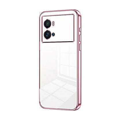 vivo iQOO 9 Pro Transparent Fine Hole Phone Case - Crystal Clear Vacuum Plating, Anti-Fingerprint, Shock-Absorbing TPU Frame