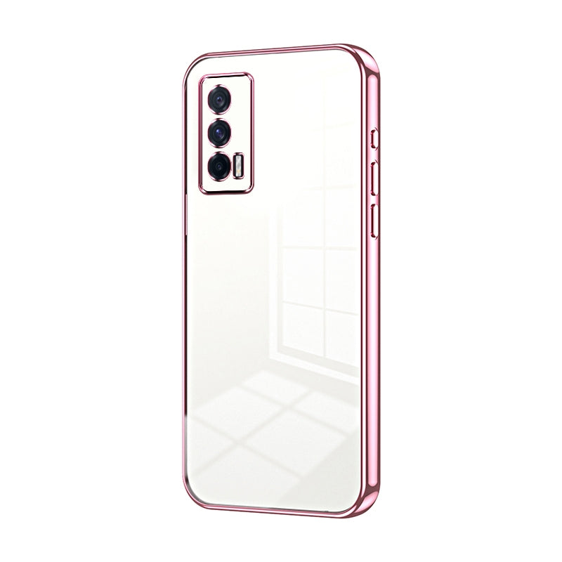 vivo iQOO Neo5 Transparent Fine Hole Phone Case - Crystal Clear Vacuum Plating, Anti-Fingerprint, Shock-Absorbing TPU Frame