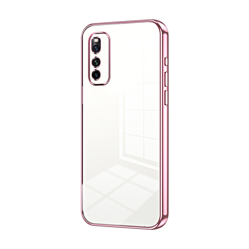 vivo iQOO Neo3 5G Transparent Fine Hole Phone Case - Crystal Clear Vacuum Plating, Anti-Fingerprint, Shock-Absorbing TPU Frame