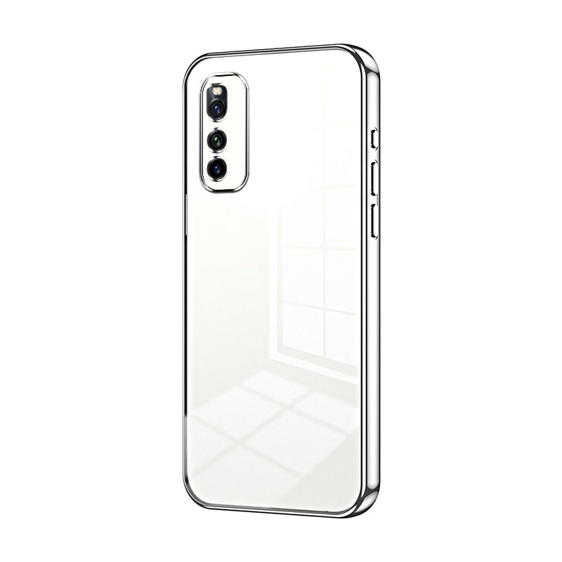 vivo iQOO Neo5 Lite Transparent Fine Hole Phone Case - Crystal Clear Vacuum Plating, Anti-Fingerprint, Shock-Absorbing TPU Frame