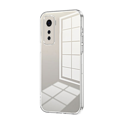 vivo iQOO 5 Transparent Fine Hole Phone Case - Crystal Clear Vacuum Plating, Anti-Fingerprint, Shock-Absorbing TPU Frame