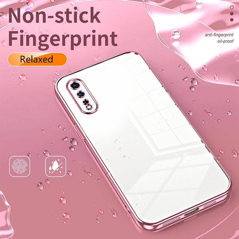 vivo iQOO Neo Transparent Fine Hole Phone Case - Crystal Clear Vacuum Plating, Anti-Fingerprint, Shock-Absorbing TPU Frame