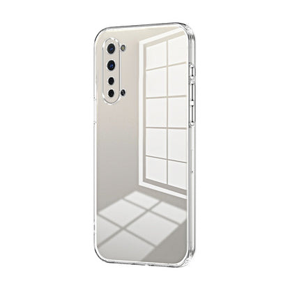 OPPO Find X2 Lite Transparent Fine Hole Phone Case - Crystal Clear Vacuum Plating, Anti-Fingerprint, Shock-Absorbing TPU Frame