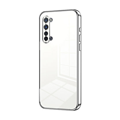 OPPO Find X2 Lite Transparent Fine Hole Phone Case - Crystal Clear Vacuum Plating, Anti-Fingerprint, Shock-Absorbing TPU Frame