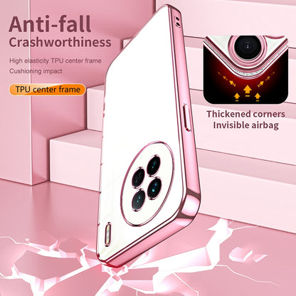 vivo X90s Transparent Fine Hole Phone Case - Crystal Clear Vacuum Plating, Anti-Fingerprint, Shock-Absorbing TPU Frame