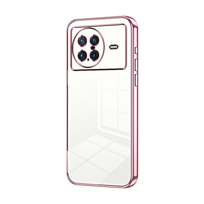 vivo X Note Transparent Fine Hole Phone Case - Crystal Clear Vacuum Plating, Anti-Fingerprint, Shock-Absorbing TPU Frame