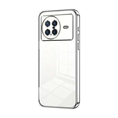 vivo X Note Transparent Fine Hole Phone Case - Crystal Clear Vacuum Plating, Anti-Fingerprint, Shock-Absorbing TPU Frame