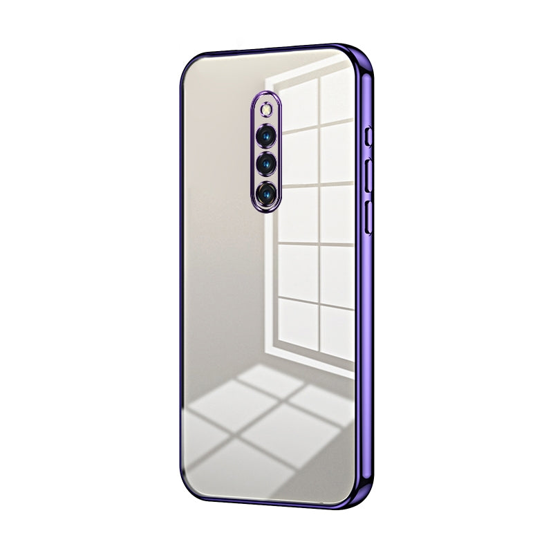 vivo X27 Pro Transparent Fine Hole Phone Case - Crystal Clear Vacuum Plating, Anti-Fingerprint, Shock-Absorbing TPU Frame