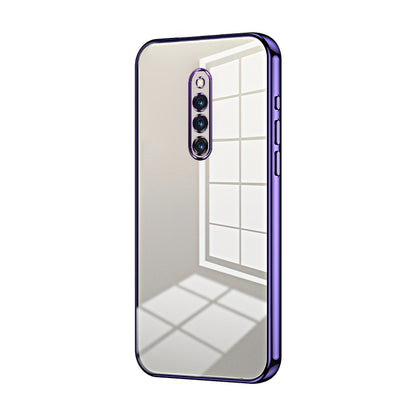 vivo X27 Pro Transparent Fine Hole Phone Case - Crystal Clear Vacuum Plating, Anti-Fingerprint, Shock-Absorbing TPU Frame
