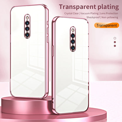 vivo X27 Pro Transparent Fine Hole Phone Case - Crystal Clear Vacuum Plating, Anti-Fingerprint, Shock-Absorbing TPU Frame