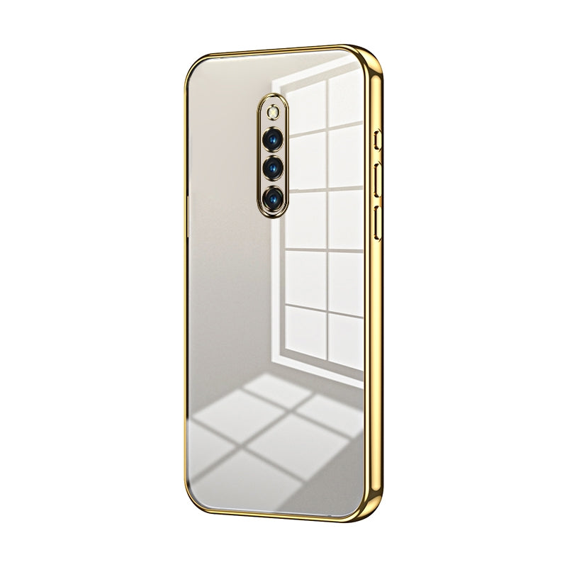 vivo X27 Pro Transparent Fine Hole Phone Case - Crystal Clear Vacuum Plating, Anti-Fingerprint, Shock-Absorbing TPU Frame