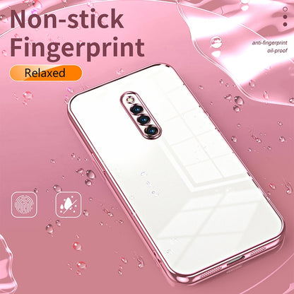 vivo X27 Pro Transparent Fine Hole Phone Case - Crystal Clear Vacuum Plating, Anti-Fingerprint, Shock-Absorbing TPU Frame