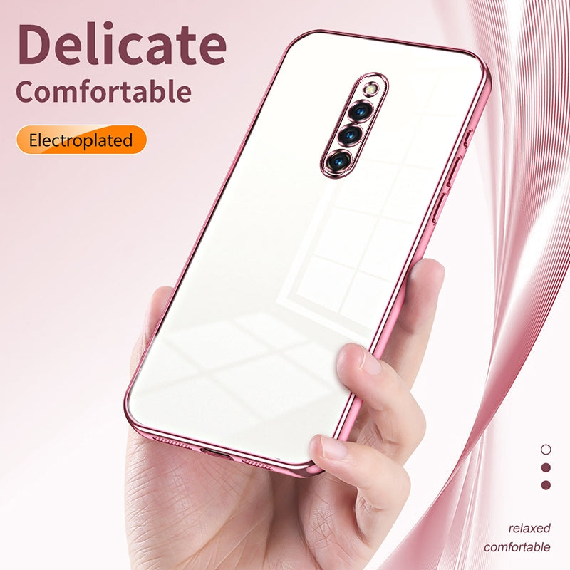 vivo X27 Pro Transparent Fine Hole Phone Case - Crystal Clear Vacuum Plating, Anti-Fingerprint, Shock-Absorbing TPU Frame