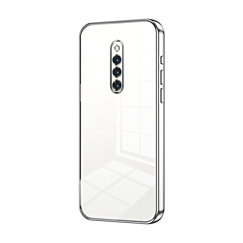 vivo X27 Pro Transparent Fine Hole Phone Case - Crystal Clear Vacuum Plating, Anti-Fingerprint, Shock-Absorbing TPU Frame