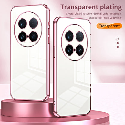 vivo X100 Ultra Transparent Fine Hole Phone Case - Crystal Clear Vacuum Plating, Anti-Fingerprint, Shock-Absorbing TPU Frame