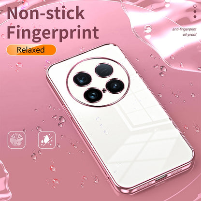 vivo X100 Ultra Transparent Fine Hole Phone Case - Crystal Clear Vacuum Plating, Anti-Fingerprint, Shock-Absorbing TPU Frame