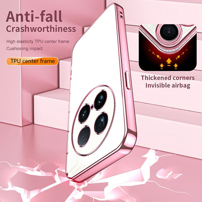 vivo X100 Ultra Transparent Fine Hole Phone Case - Crystal Clear Vacuum Plating, Anti-Fingerprint, Shock-Absorbing TPU Frame