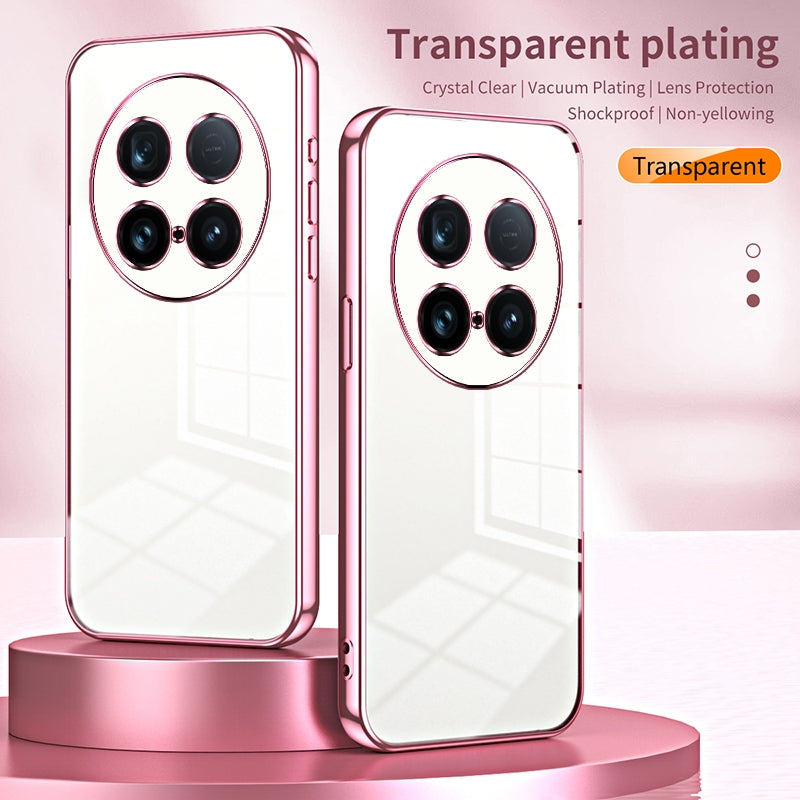 vivo X100 Ultra Transparent Fine Hole Phone Case - Crystal Clear Vacuum Plating, Anti-Fingerprint, Shock-Absorbing TPU Frame