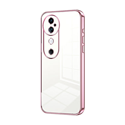 vivo S19 Transparent Fine Hole Phone Case - Crystal Clear Vacuum Plating, Anti-Fingerprint, Shock-Absorbing TPU Frame