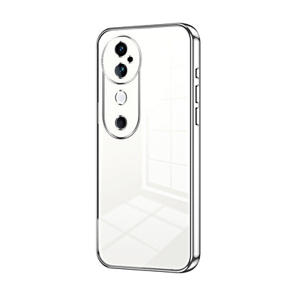 vivo S19 Transparent Fine Hole Phone Case - Crystal Clear Vacuum Plating, Anti-Fingerprint, Shock-Absorbing TPU Frame