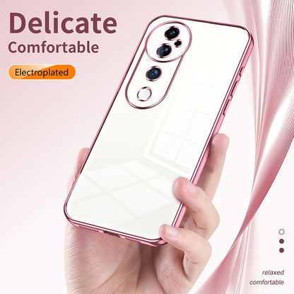 vivo S19 Pro Transparent Fine Hole Phone Case - Crystal Clear Vacuum Plating, Anti-Fingerprint, Shock-Absorbing TPU Frame